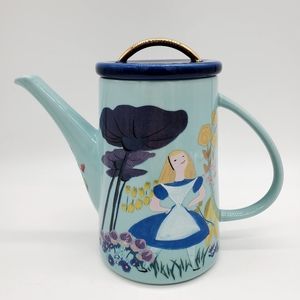 Disney Mary Blair Alice in Wonderland 70th Anniversary Teapot White Rabbit